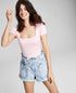 Now This Trendy Plus Size Square Neck Bodysuit